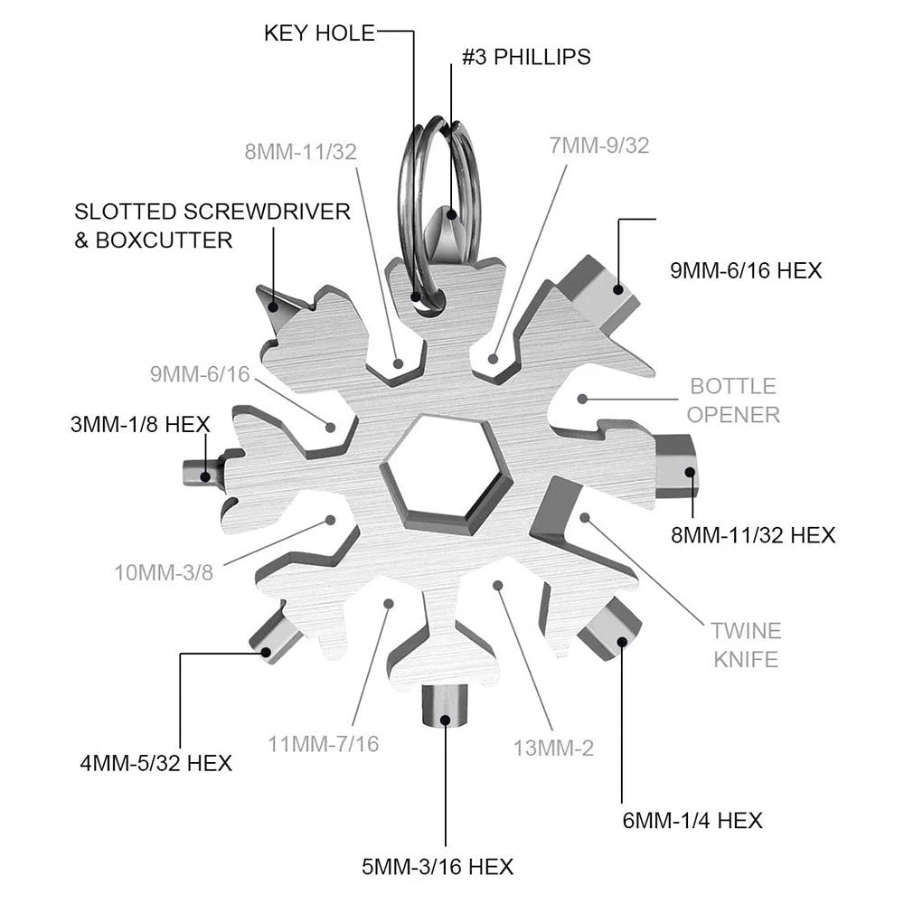 Multi Function Snowflake